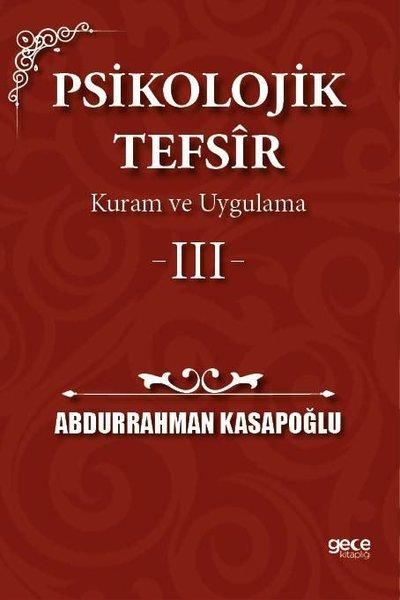 Psikolojik Tefsir Kuram ve Uygulama 3 | Gece Kitaplığı (İnce Kapak)  - Resim 1