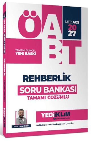2027 MEB AGS ÖABT Rehberlik Tamamı Çözümlü Soru Bankası | Yediiklim Yayınları (Ciltsiz)  - Resim 1
