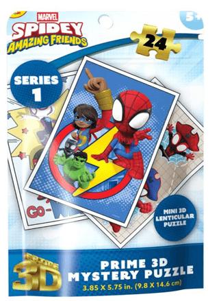 Marvel Spidey Amazing Friends Series 1 Prime 3D Mystery Puzzle - 24 Parça | Beta Oyuncak - Resim 1