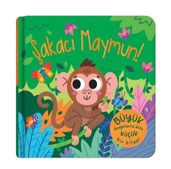 Şakacı Maymun - Parmak Kuklalı Kitap | İndigo Çocuk (Ciltli)  - Resim 1