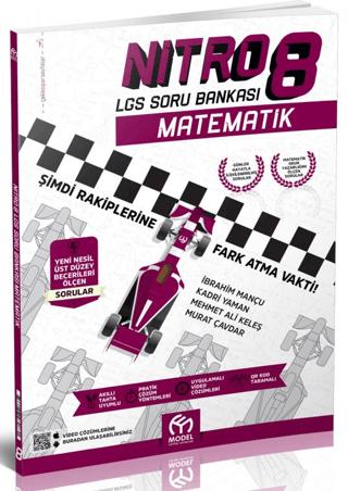 8. Sınıf Nitro LGS Matematik Soru Bankası | Model Eğitim Yayıncılık (Ciltsiz)  - Resim 1