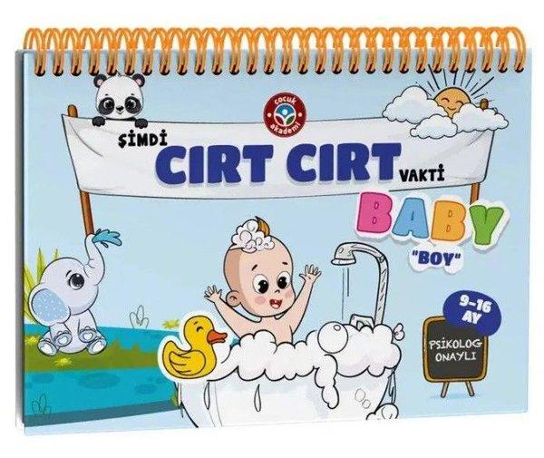 Şimdi Cırt Cırt Vakti - Baby Boy | Çocuk Akademi Yayınları (İnce Kapak)  - Resim 1