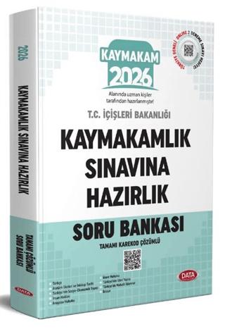 Kaymakamlık Sınavına Hazırlık Tamamı Karekod Çözümlü Soru Bankası | Data Yayınları (Ciltsiz)  - Resim 1