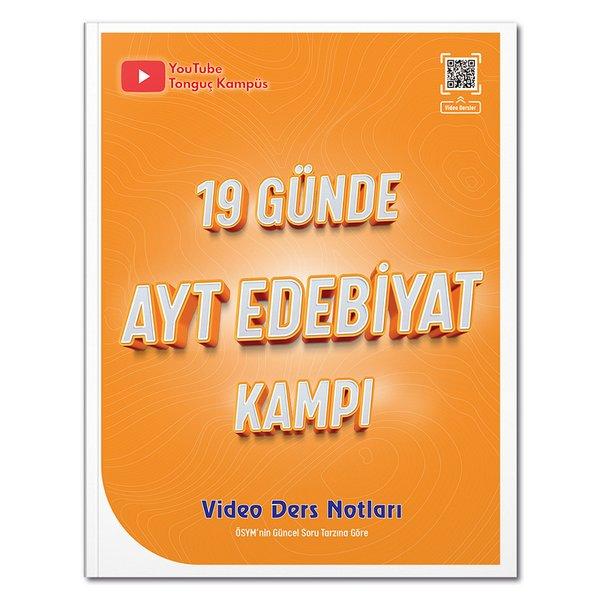 19 Günde AYT Edebiyat Kampı - Video Ders Notları | Tonguç Kampüs (İnce Kapak)  - Resim 1