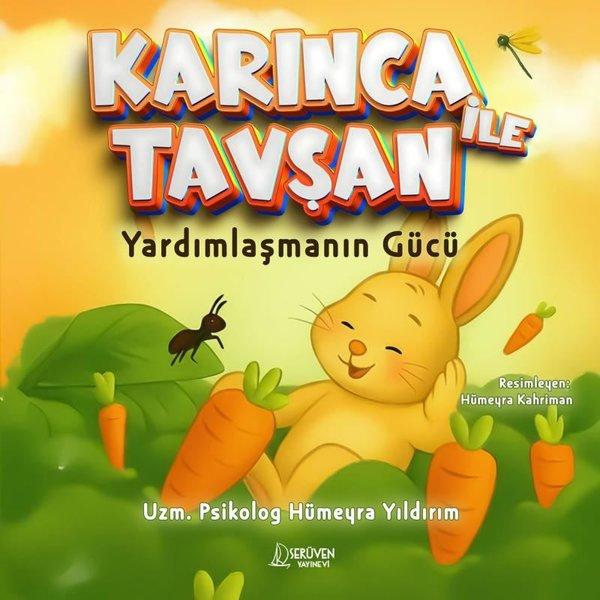 Karınca İle Tavşan - Yardımlaşmanın Gücü | Serüven Yayınevi (İnce Kapak)  - Resim 1