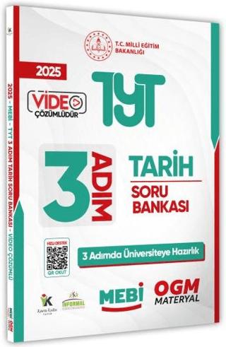 2025 TYT MEBİ-OGM 3 ADIM Tarih Soru Bankası Video Çözüm