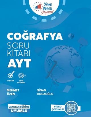 AYT Coğrafya Soru Kitabı | Yeni Nesil Yayınevi (Ciltsiz)  - Resim 1