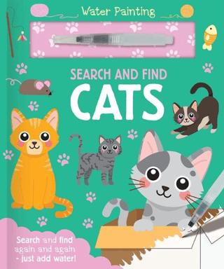 Water Painting Search and Find - Cats | IMAGINE THAT (Ciltli)  - Resim 1