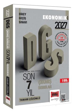 2027 DGS Sayısal-Sözel Yetenek Tamamı Çözümlü Son 7 Yıl Çıkmış Sorular Ekonomik Seri | Yargı Yayınevi (Ciltsiz)  - Resim 1