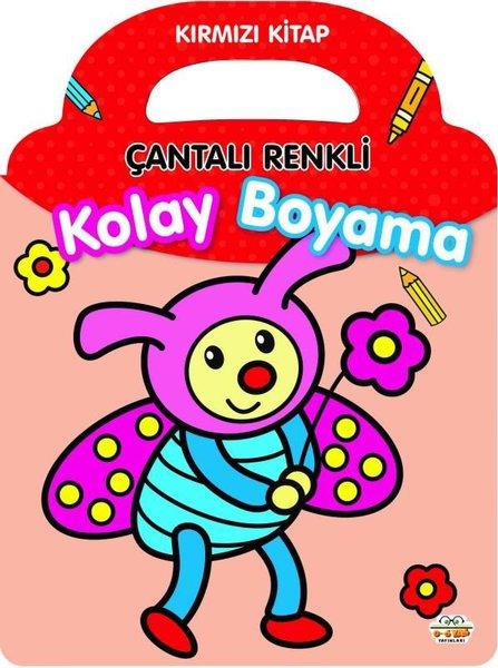 Kırmızı Kitap - Çantalı Renkli Kolay Boyama | 0-6 Yaş Yayınları (İnce Kapak)  - Resim 1
