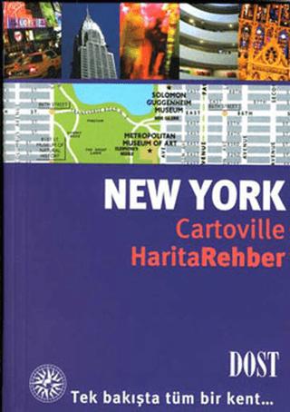 New York Cartoville Harita Rehber | Dost Kitabevi Yayınları (Ciltli)  - Resim 1