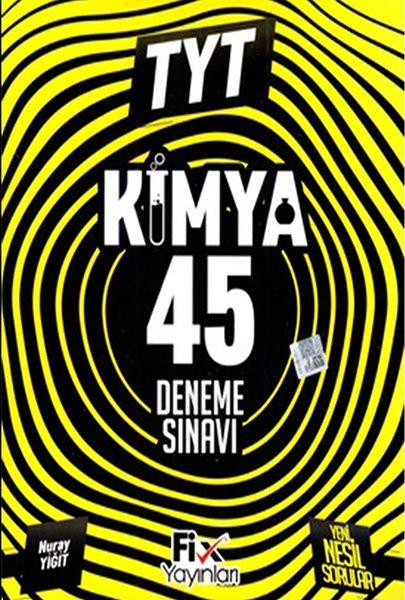 TYT Kimya 45 Deneme | Fix Yayınları (İnce Kapak)  - Resim 1