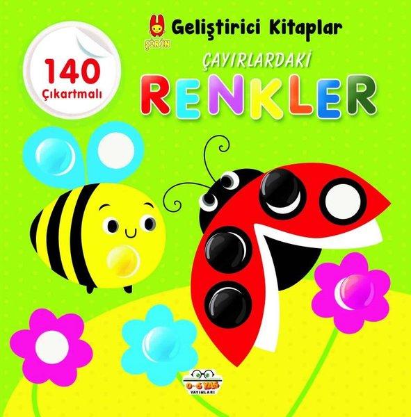 Çayırlardaki Renkler - Şirin Geliştirici Kitaplar - 140 Çıkartmalı | 0-6 Yaş Yayınları (İnce Kapak)  - Resim 1