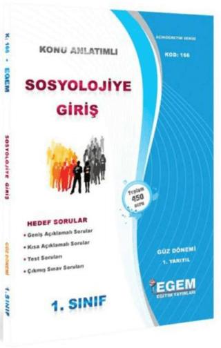1. Sınıf 1. Yarıyıl Sosyolojiye Giriş Konu Anlatımlı Soru Bankası - Kod 166