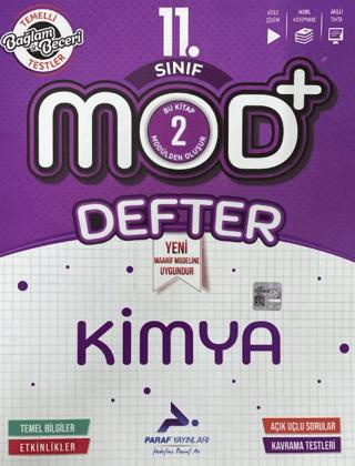 11. Sınıf Mod Kimya Defter | Paraf Yayınları (Ciltsiz)  - Resim 1