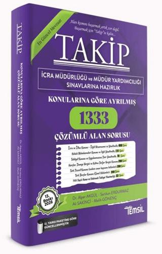 Takip İcra Müdürlüğü ve Müdür Yardımcılığı Sınavı Alan Bilgisi Soru Bankası