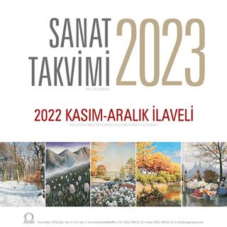 Sanat Takvimi 2023 Duvar Takvimi | Angora Kitapları - Resim 1