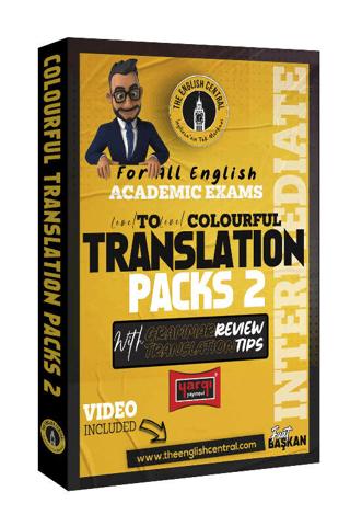Yargı Yayınları 2023 Tüm İngilizce Akademik Sınavlar İçin Çeviri Fasikülleri Gramer Özeti Çeviri İpuçları Translation Packs 2 (İntermadiate) | Yargı Yayınevi (Ciltsiz)  - Resim 1