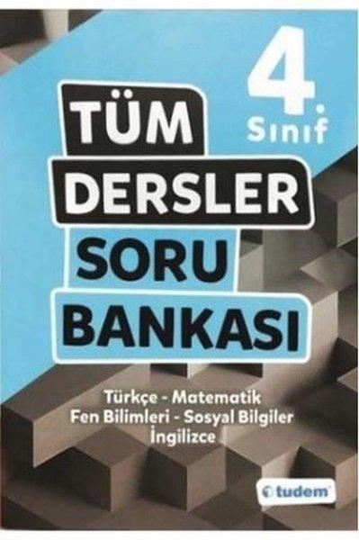 4.Sınıf Tüm Dersler Soru Bankası | Tudem Yayınları - Ders Kitapları (İnce Kapak)  - Resim 1