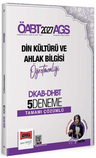 2027 MEB AGS ÖABT Din Kültürü ve Ahlak Bilgisi Öğretmenliği DKAB-DHBT Tamamı Çözümlü 5 Deneme | Yargı Yayınevi (Ciltsiz)  - Resim 1