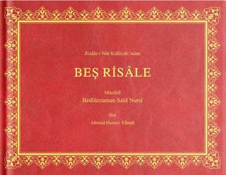 Orta Boy Beş Risale Mecmuası (Mukayeseli - Yatay)