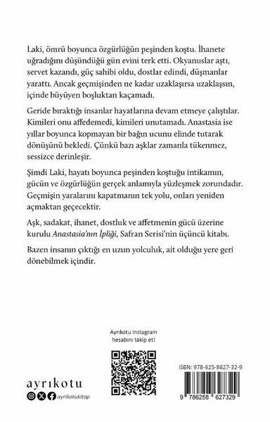 Safran - Anastasia'nın İpliği | Ayrıkotu Yayınları (İnce Kapak)  - Resim 2
