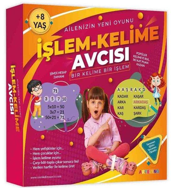 İşlem - Kelime Avcısı Oyunu | Artenino Yayıncılık (İnce Kapak)  - Resim 1