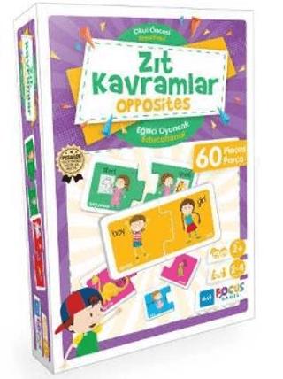 Blue Focus Zıt Kavramlar Opposites 60 Parça | Blue Focus Yayınları - Resim 1