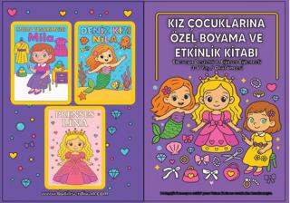 Kız Çocuklarına Özel Boyama ve Etkinlik Kitabı