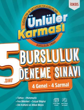 5. Sınıf Bursluluk 4 Genel - 4 Sarmal Deneme Sınavı | Ünlüler Karması (Ciltsiz)  - Resim 1