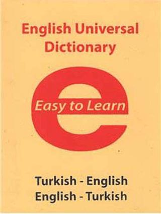 English Universal Dictionary - Easy to Learn | Evrensel İletişim Yayınları (Ciltli)  - Resim 1