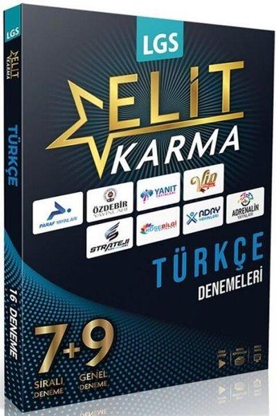 LGS Türkçe Elit Karma 16 Deneme | PRF Paraf Yayınları (İnce Kapak)  - Resim 1