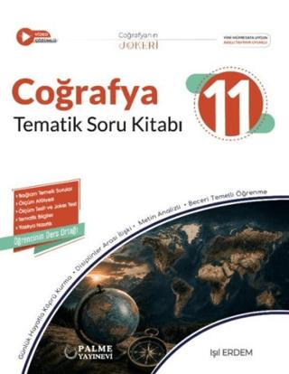 11. Sınıf Coğrafya Joker Tematik Soru Kitabı | Palme Yayınları (Ciltsiz)  - Resim 1