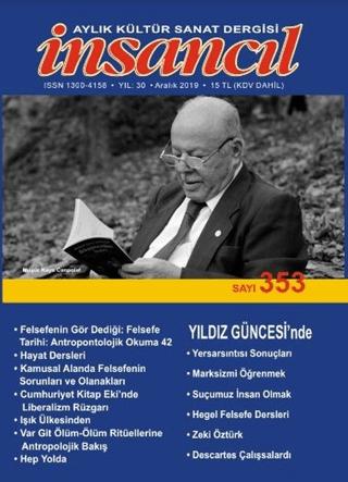 İnsancıl Aylık Kültür Sanat Dergisi Sayı: 353 Aralık 2019 | İnsancıl Dergisi Yayınları (Ciltsiz)  - Resim 1
