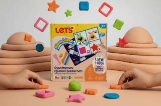 Let's Eğlenceli Şekiller Oyun Hamuru Matı Seti | Lets - Resim 1