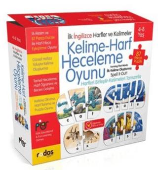İlk İngilizce Harfler ve Kelimeler | Piar Kids (Ciltsiz)  - Resim 1