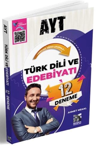 AYT Türk Dili ve Edebiyatı 12 Deneme | Modus Yayınları (Ciltsiz)  - Resim 1