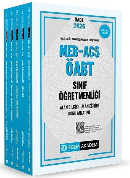 2026 MEB AGS ÖABT Sınıf Öğretmenliği Alan Bilgisi - Alan Eğitimi Konu Anlatımlı Seti - 5 Kitap Takım | Pegem Akademi Yayıncılık (İnce Kapak)  - Resim 1