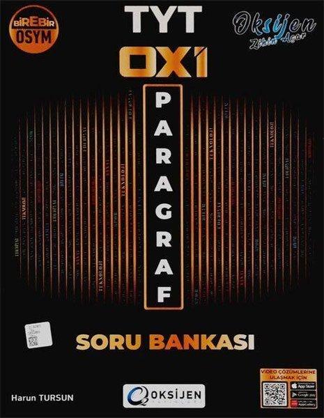 TYT Paragraf Oxi Soru Bankası | Oksijen Yayınları - Eğitim (İnce Kapak)  - Resim 1