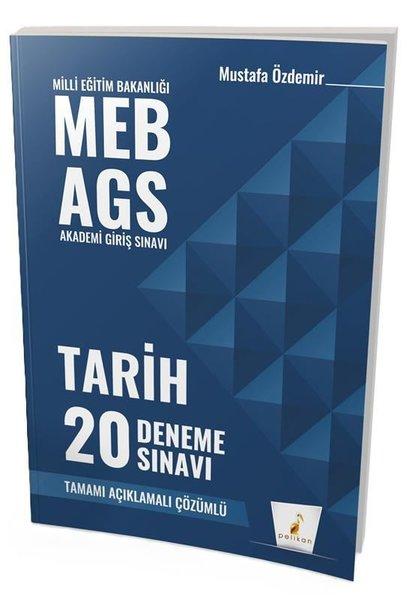 MEB - AGS Hazırlık Tarih 20 Deneme Sınavı | Pelikan Yayınları (İnce Kapak)  - Resim 1