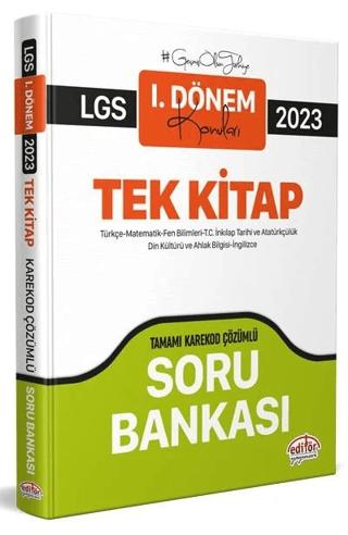 LGS 1. Dönem Tüm Dersler Soru Bankası (Karekod Çözümlü)