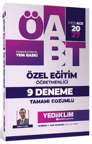 2027 MEB AGS ÖABT Özel Eğitim Öğretmenliği Tamamı Çözümlü 9 Deneme | Yediiklim Yayınları (Ciltsiz)  - Resim 1