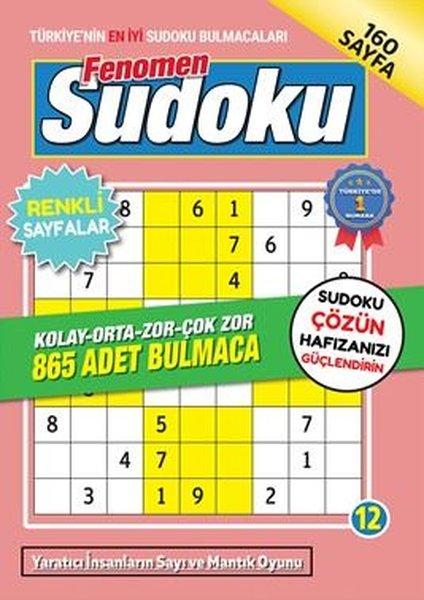 Fenomen Sudoku Bulmaca - 12 | Maxi Yayıncılık (İnce Kapak)  - Resim 1