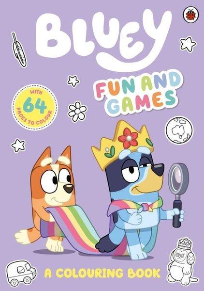 Bluey: Fun and Games: A Colouring Book : Official Colouring Book | Penguin Random House Children's UK (İnce Kapak)  - Resim 1
