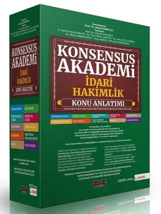 KONSENSUS Akademi İdari Yargı Hakim Yardımcılığı Sınavı Konu Anlatımı | Savaş Yayınevi (Ciltsiz)  - Resim 1