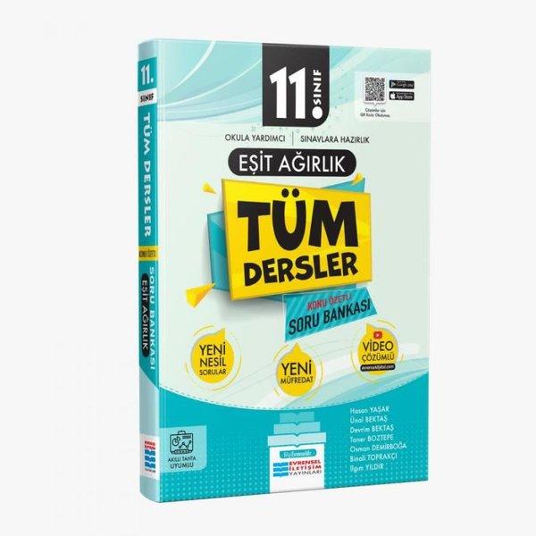 11.Sınıf Tüm Dersler Konu Özetli Soru Bankası - Eşit Ağırlık | Evrensel İletişim Yayınları (İnce Kapak)  - Resim 1