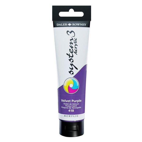 Daler Rowney System 3 Original Akrilik Boya 150 ml Velvet Purple