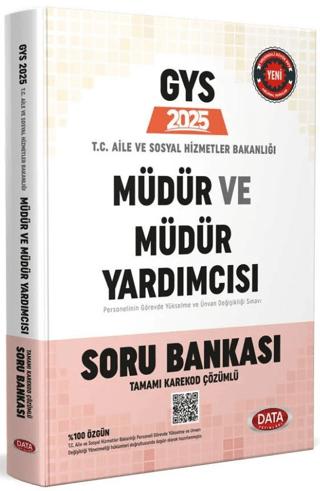 T.C. Aile ve Sosyal Hizmetler Bakanlığı GYS Müdür ve Müdür Yardımcısı Soru Bankası - Karekod Çözümlü