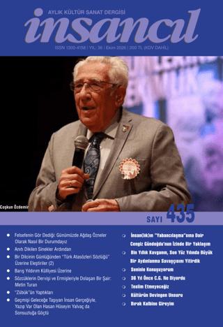 İnsancıl Aylık Kültür Sanat Dergisi Sayı: 435 Ekim 2026 | İnsancıl Dergisi Yayınları (Ciltsiz)  - Resim 1