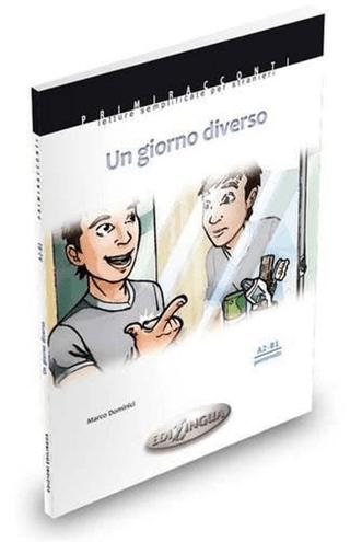 Un Giorno Diverso + CD -İtalyanca Okuma Kitabı Orta Seviye (A2-B1)